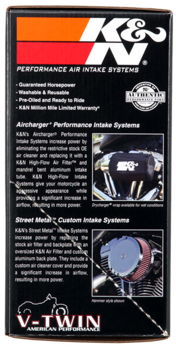 K&N RK-3933 Intake System for Harley Davidson