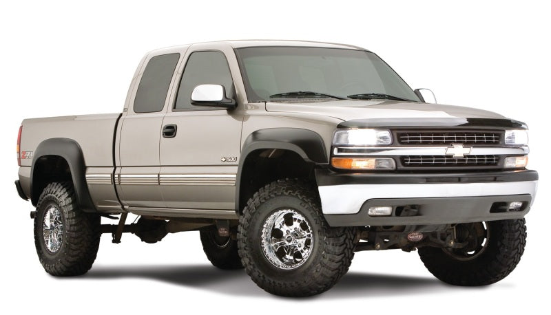 Bushwacker 07-07 Chevy Silverado 1500 Classic Fleetside Extend-A-Fender Style Flares 4pc Black 40945-02