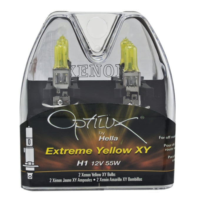 Hella Optilux H1 12V/55W XY Yellow Bulb H71070642