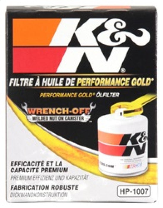 K&N Buick / Chevrolet / Oldsmobile Performance Gold Oil Filter HP-1007