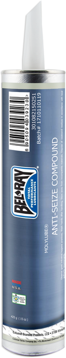 Bel-Ray 67700 Molylube Anti-Seize Compound, Grade NLGI 2, Caulking Cartridge (Case of 12)