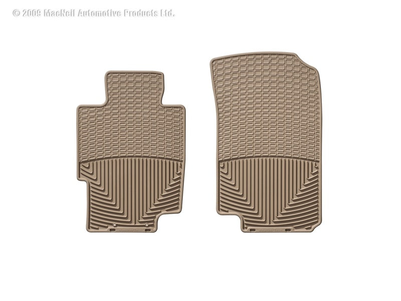 WeatherTech 04-08 Acura TL Front Rubber Mats Tan W58TN