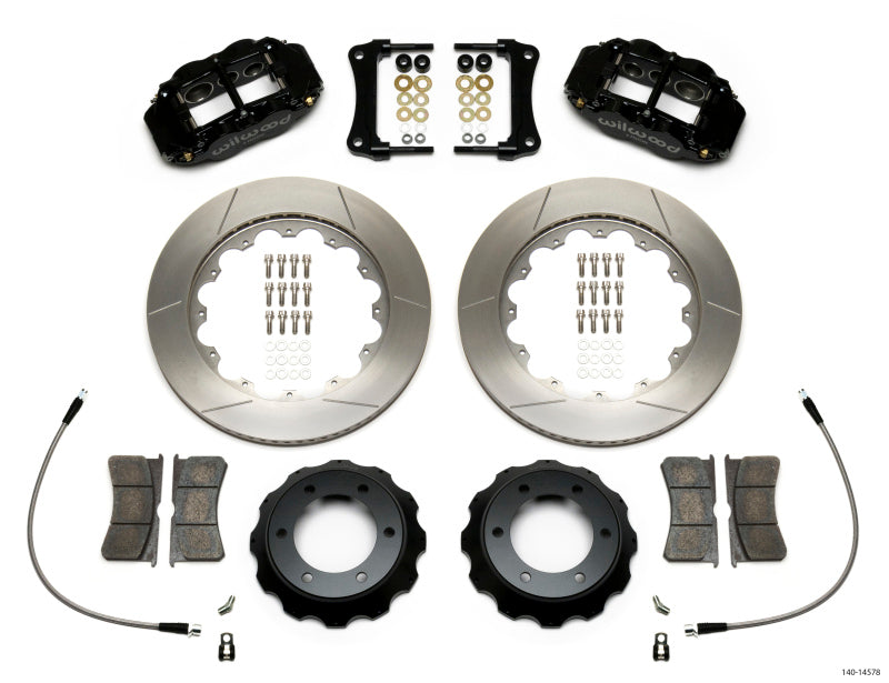 Wilwood Narrow Superlite 6R Front Kit 14in Slotted Rotor w/ Lines 05-15 Toyota Tacoma 140-14578