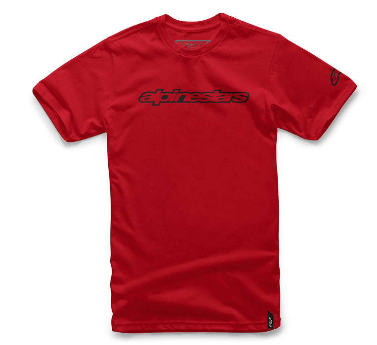 Alpinestars Wordmark Tee Red Lg 1036-72015-30-L