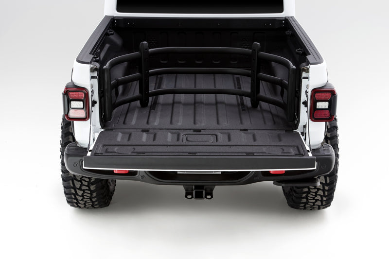 AMP Research 20-22 compatible with Jeep Gladiator (Does Not Work w/Tonneau Cvrs) Bedxtender HD Sport Black 74833-01A