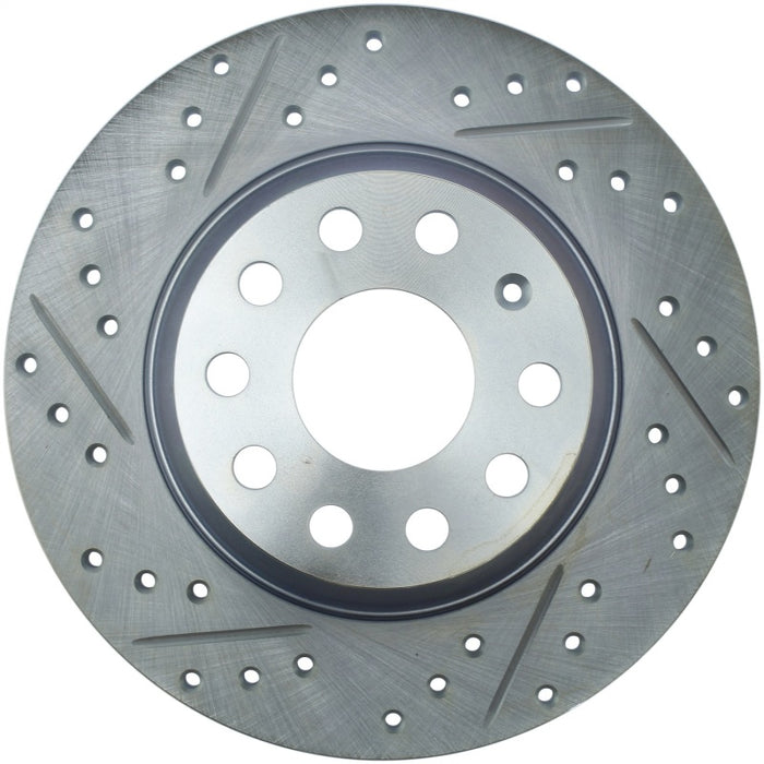 StopTech Select Sport 06-10 Volkswagen Jetta Slotted & Drilled Right Rear Rotor 227.33099R