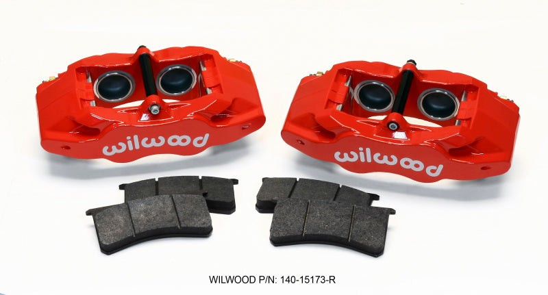 Wilwood SLC56 Front Caliper Kit Red Corvette All C5 / Base C6 1997-2013 140-15173-R