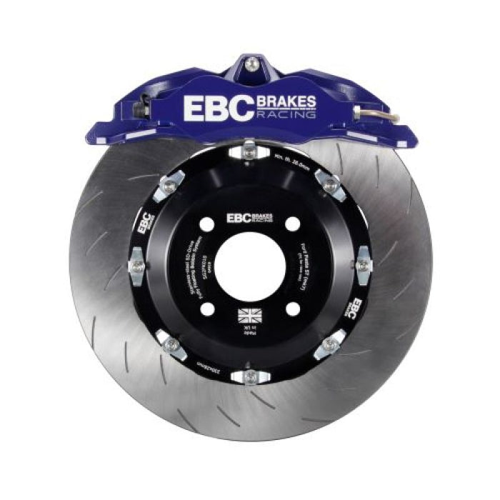 EBC Racing 15-17 Ford Fiesta (Mk7) Blue Apollo-4 Calipers 300mm Rotors Front Big Brake Kit BBK007BLU-1