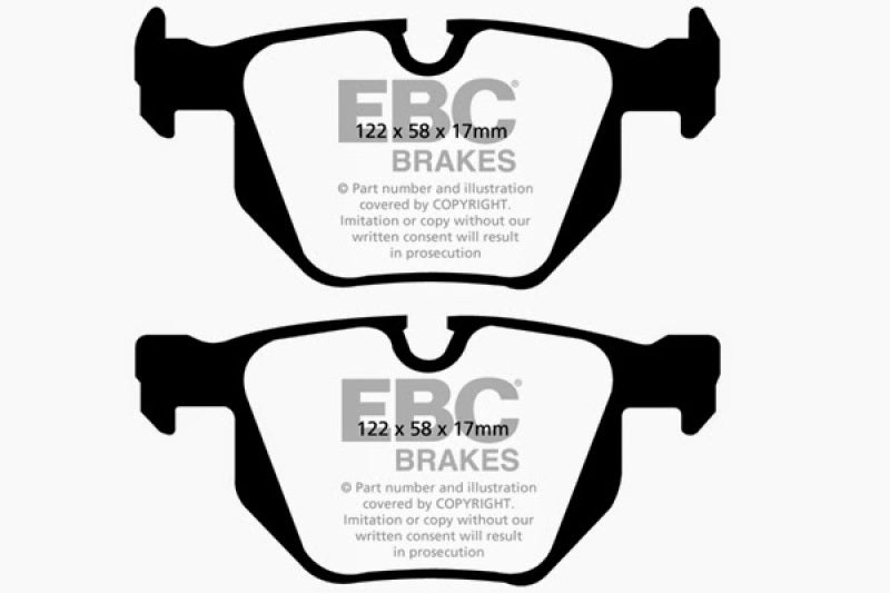 EBC 06-12 BMW 335i 3.0T (E90/E92/E93) Bluestuff Rear Brake Pads DP51588NDX