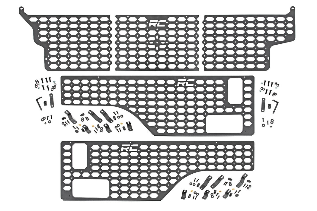 Rough Country Molle Panel Kit Combo Bed compatible with Jeep Gladiator Jt 4Wd (2020-2023) 10634