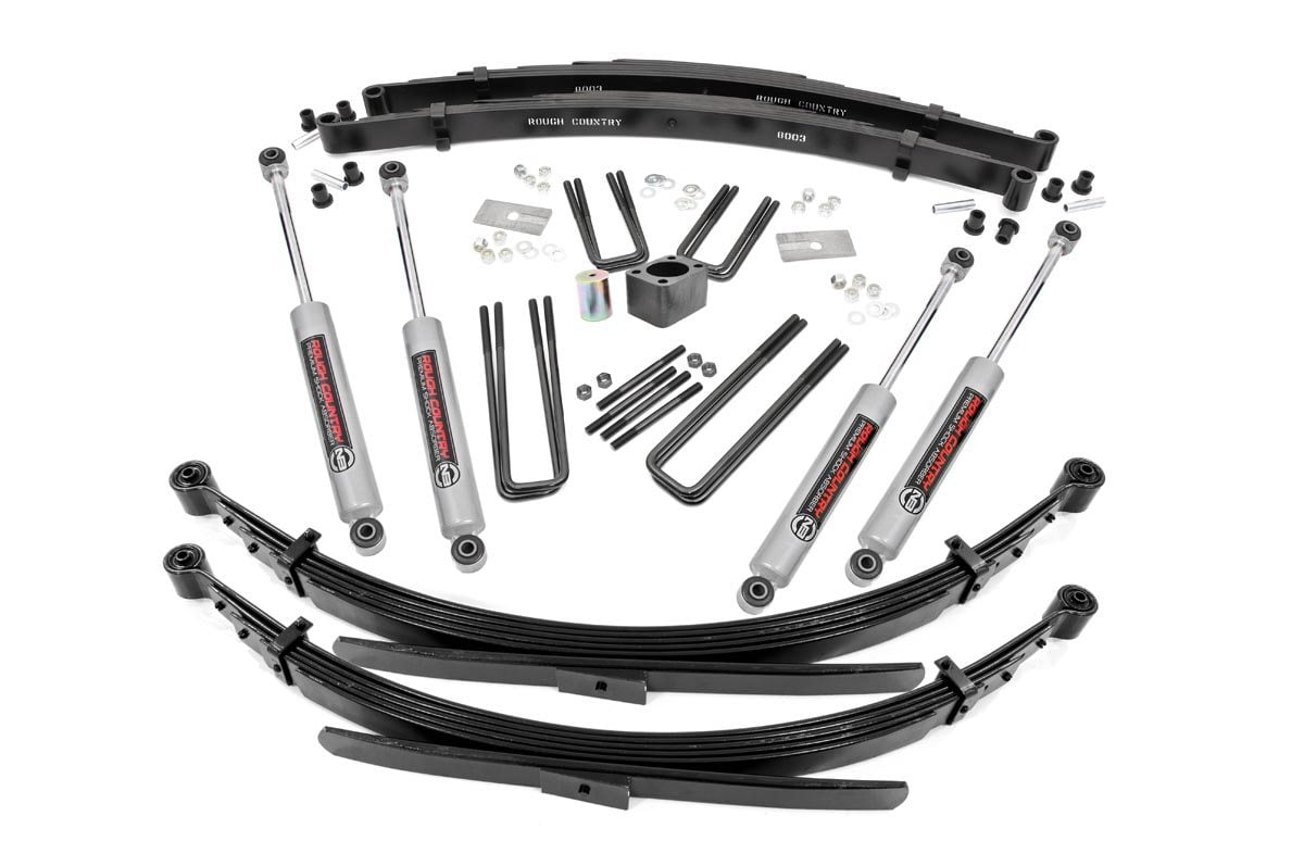 Rough Country 4 Inch Lift Kit Rear Springs Fits Dodge W100 Truck (86-89)/W200 Truck (78-80) 341.20