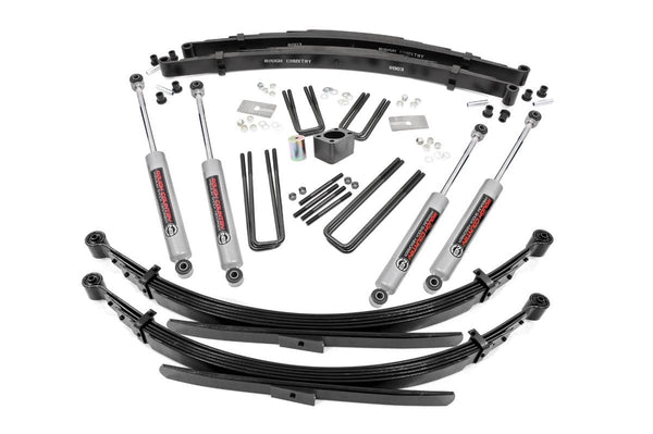 Rough Country 4 Inch Lift Kit Rear Springs Fits Dodge W100 Truck (86-89)/W200 Truck (78-80) 341.20