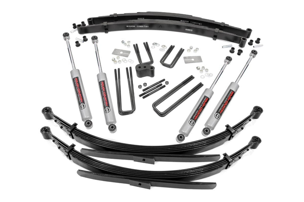 Rough Country 4 Inch Lift Kit Rear Springs Compatible with Dodge/Plymouth Ramcharger/Trailduster (1974) 345.20