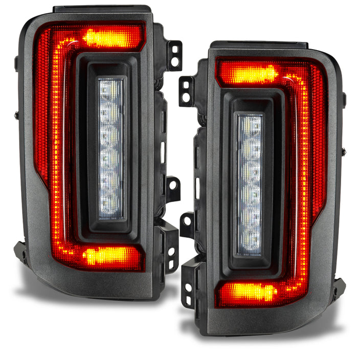 Oracle Lighting "Black Series" Flush Style Led Tail Lights For 2021-2023 Ford Bronco 5892-504-T