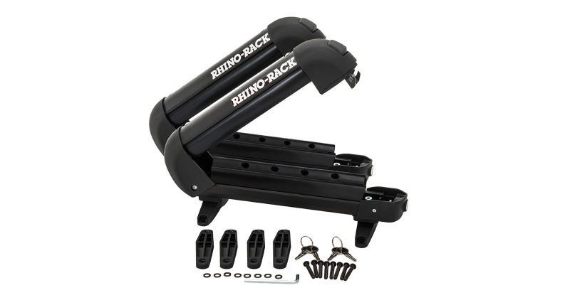 Rhino-Rack Universal Ski Carrier Fits 2 Pairs of Skis Black 572