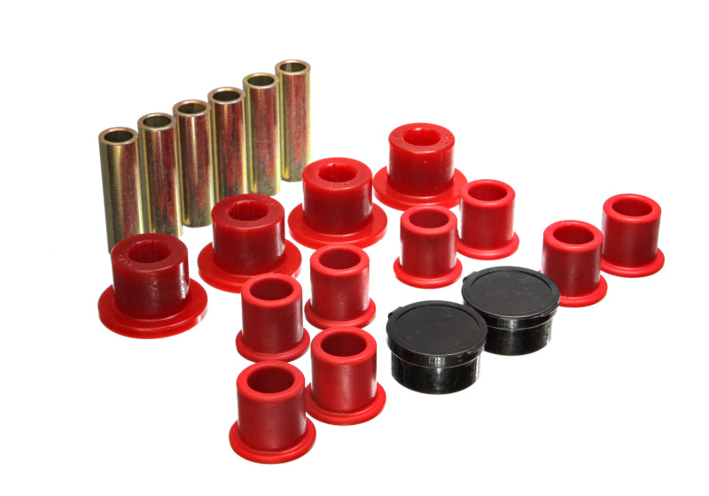 Energy Suspension 98-11 Ford Ranger Red Rear Leaf Spring Bushing Set 4.2154R