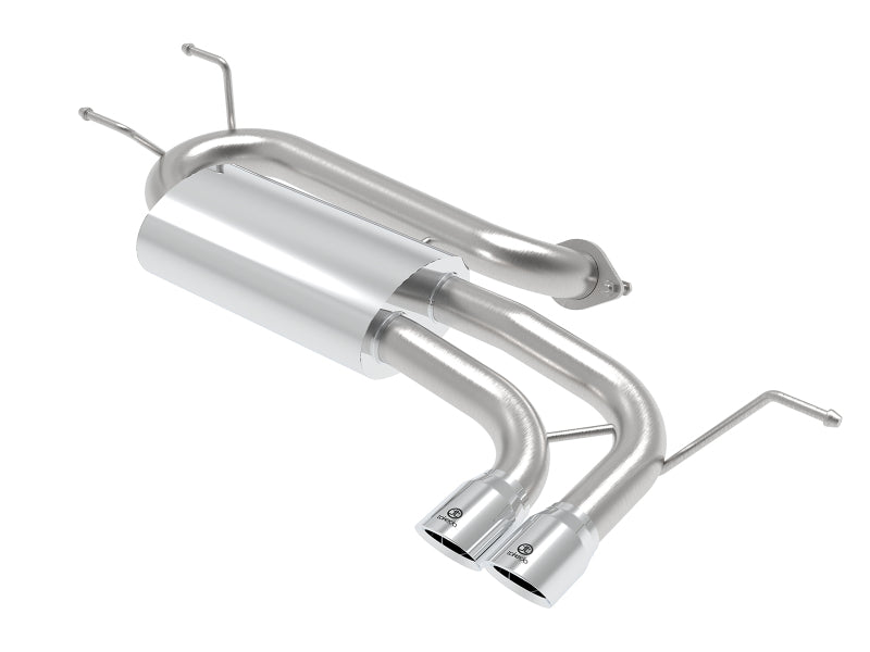 aFe Takeda 2-1/2in 304 SS Axle-Back Exhaust w/ Polished Tip 16-19 Mazda Miata L4 2.0L 49-37004-P