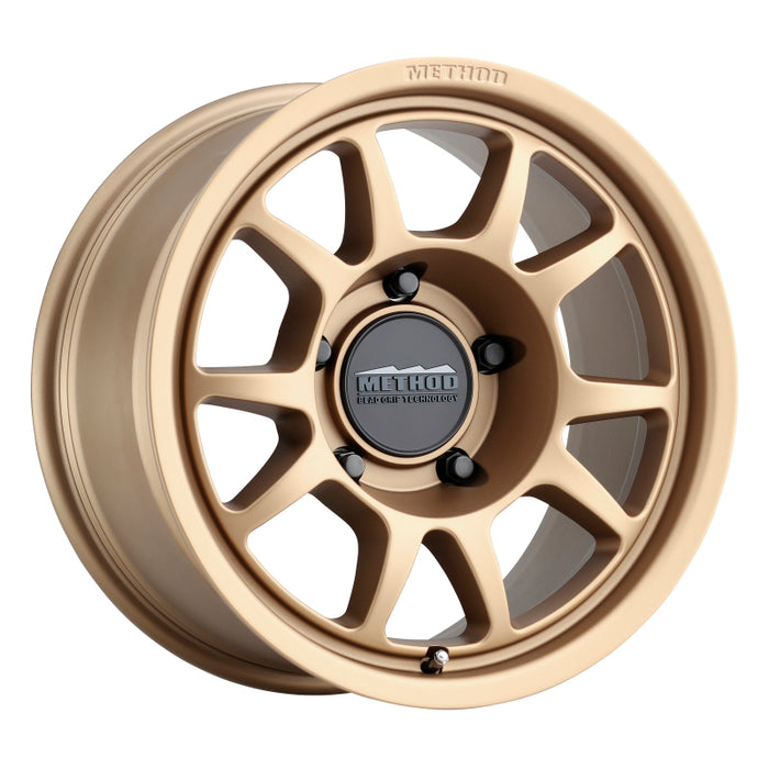 Method MR702 17x7.5 +50mm Offset 5x130 78.1mm CB Method Bronze Wheel MR70277553950