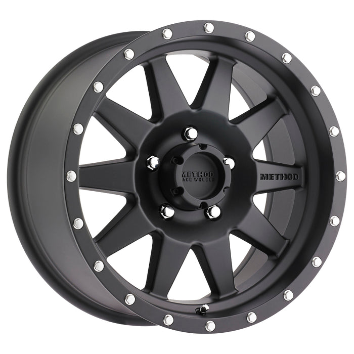 Method MR301 The Standard 18x9 -12mm Offset 5x5.5 108mm CB Matte Black Wheel MR30189055512N