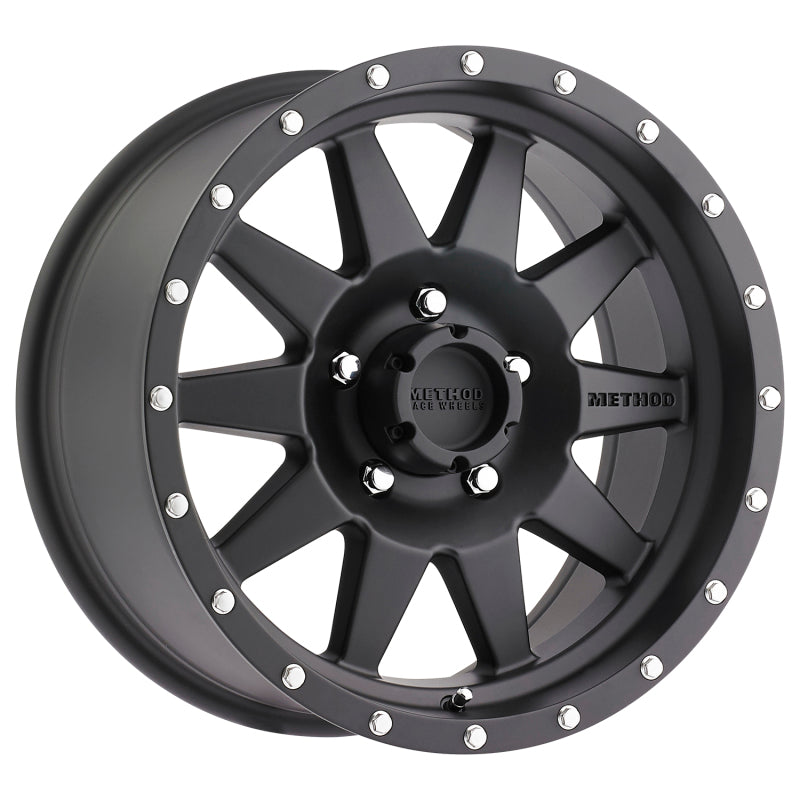 Method MR301 The Standard 17x9 -12mm Offset 5x5.5 108mm CB Matte Black Wheel MR30179055512N