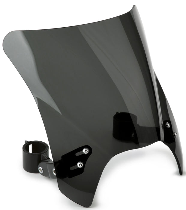 National Cycle - Fits up to 48 mm. O.D. Mohawk Black Hardware/Straight Bracket/Windshield - Dark Tint (N2831-002)