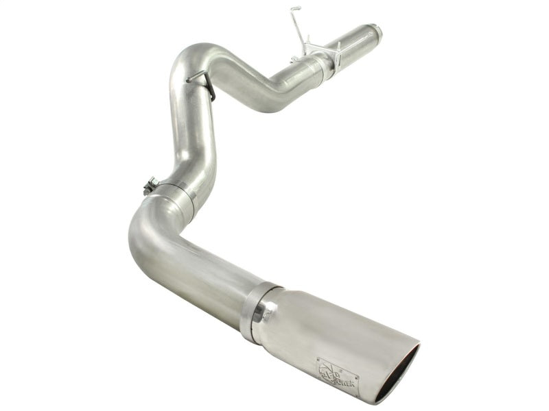 aFe Atlas Exhaust DPF-Back Aluminized Steel Exhaust Compatible with Dodge Diesel Trucks 07.5-12 L6-6.7L Polished Tip 49-02016-P