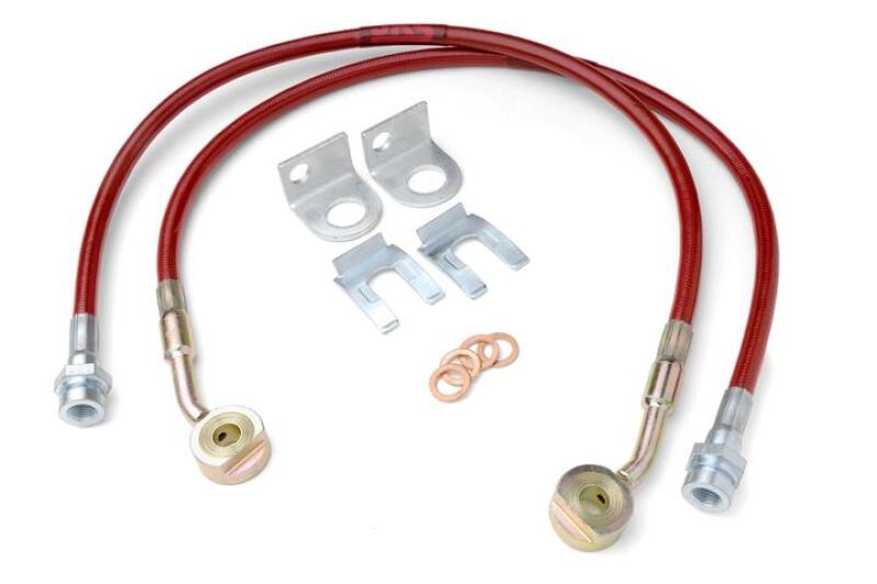 JKS JKS2292 Extended Brake Line Kit | Front | Wrangler TJ and LJ, Grand Cherokee ZJ