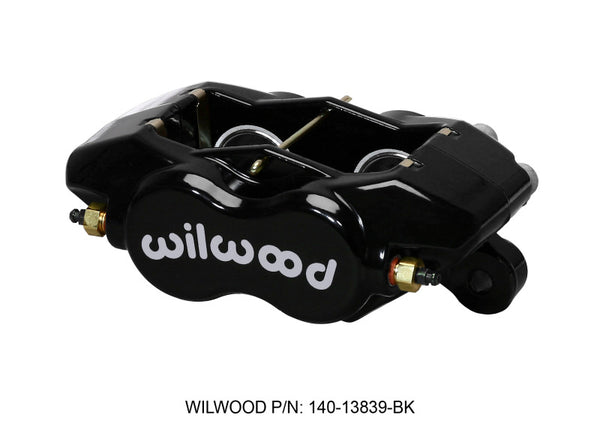 Wilwood Caliper-Forged DynaliteI-Black 1.38in Pistons .81in Disc 120-13839-BK