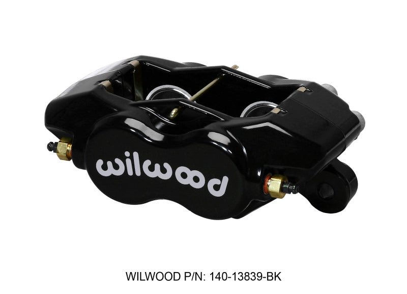 Wilwood Caliper-Forged DynaliteI-Black 1.38in Pistons .81in Disc 120-13839-BK