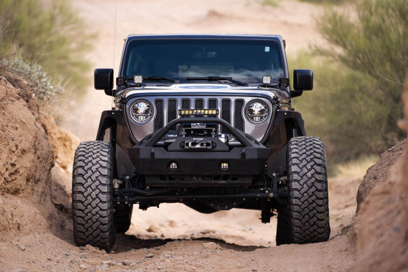 DV8 Offroad 18-22 compatible with Jeep Gladiator JT Cowl Light Bar Bracket LBJL-04