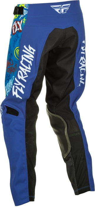 Fly Racing 2022 Youth Kinetic Rebel Pants (Blue/Light Blue, 20)