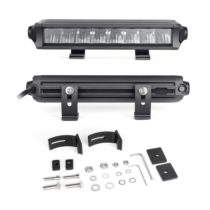 XKGLOW 10in 2nd Gen Razor Light Bar High Beam Driving12