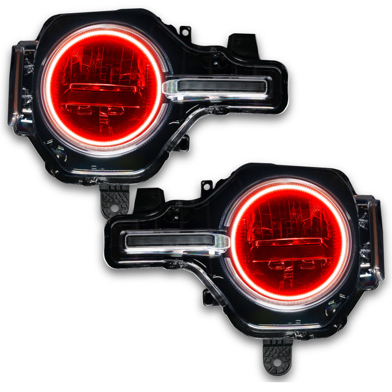Oracle 2021 Fits Ford Bronco Base Headlight LED Halo Kit Colorshift W/ Simple Controller See Warranty 1470-504