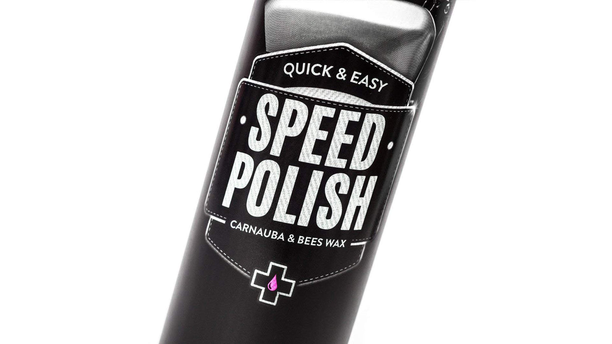 Muc-Off Motorcycle Speed Polish, 13.5 fl oz - Motorcycle Polish Spray, Two in One Wax and Polish - Post-Wash Protection Spray for On and Off-Road Bikes