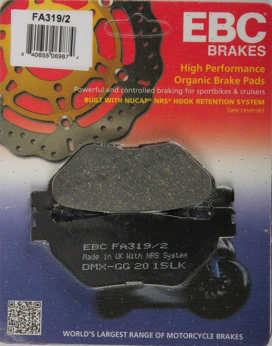 EBC Brakes Rear Brake Pads Compatible for Yamaha FJR1300 2006