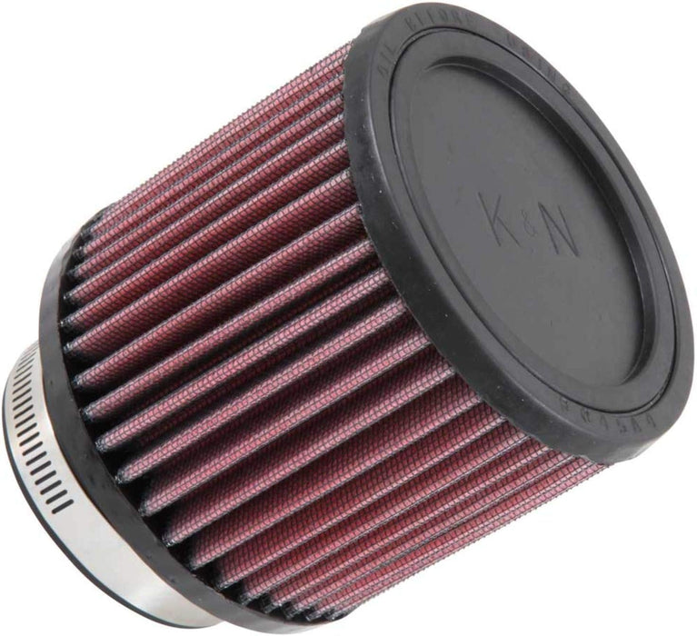 K&N Universal Clamp-On Air Intake Filter: High Performance, Premium, Washable, Replacement Air Filter: Flange Diameter: 3 In, Filter Height: 4 In, Flange Length: 1 In, Shape: Round, RB-0900, Black