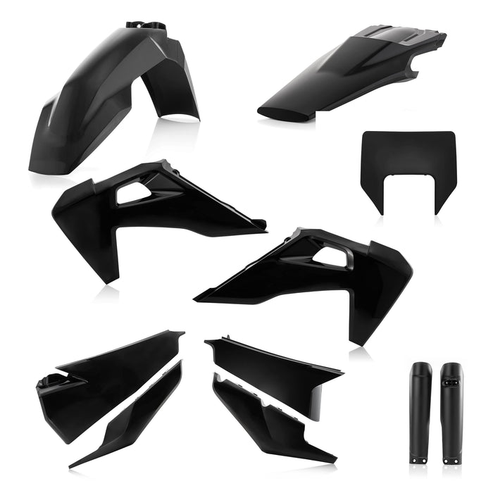 Acerbis Full Plastic Kits For Husqvarna - Black (2791530001), One Size