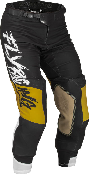 Fly Racing 2023 Adult Evolution DST L.E. Pants (White/Gold/Black, 28)