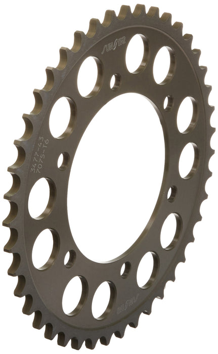 Sunstar 5-347743 Works Triplestar 43-Teeth 520 Chain Size Rear Aluminum Sprocket