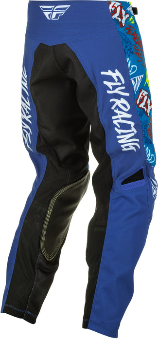 Fly Racing 2022 Youth Kinetic Rebel Pants (Blue/Light Blue, 20)