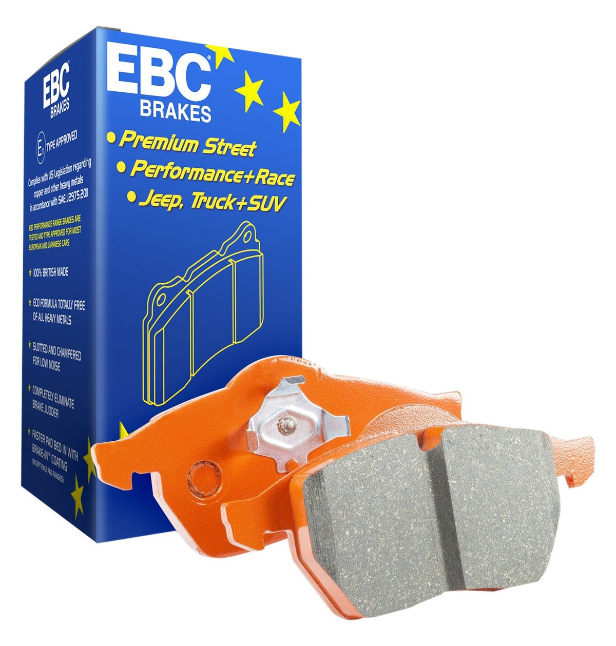 Ebc Orangestuff Brake Pad Sets DP91127