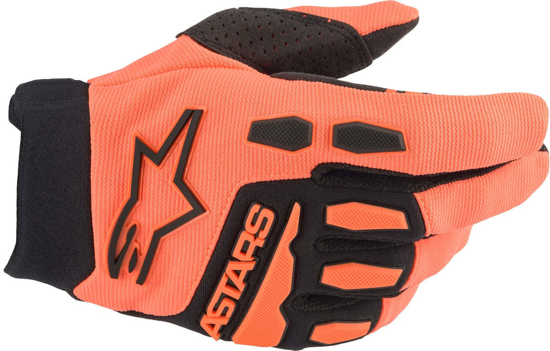 Alpinestars Youth & Kids Full Bore Gloves Orange/Black Y2Xs (3543622-41-XXS)