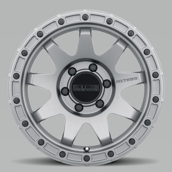 Method MR317 20x9 +18mm Offset 6x5.5 106.25mm CB Matte Titanium Wheel MR31729060818