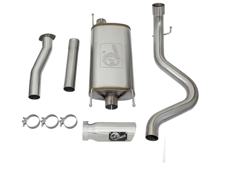 aFe MACHForce XP Cat-Back SS Exhaust w/ Polished Tips 16 Toyota Tacoma V6-3.5L 49-46026-P