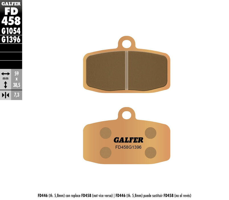 Galfer HH Sintered Brake Pads - FD458G1396