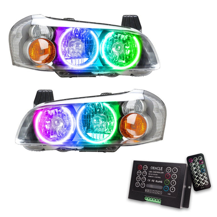 ORACLE Lighting 2002-2003 Compatible with Nissan Maxima Pre-Assembled LED Halo Headlights (With HID Bulbs/ Ballasts) MPN: 7174-333