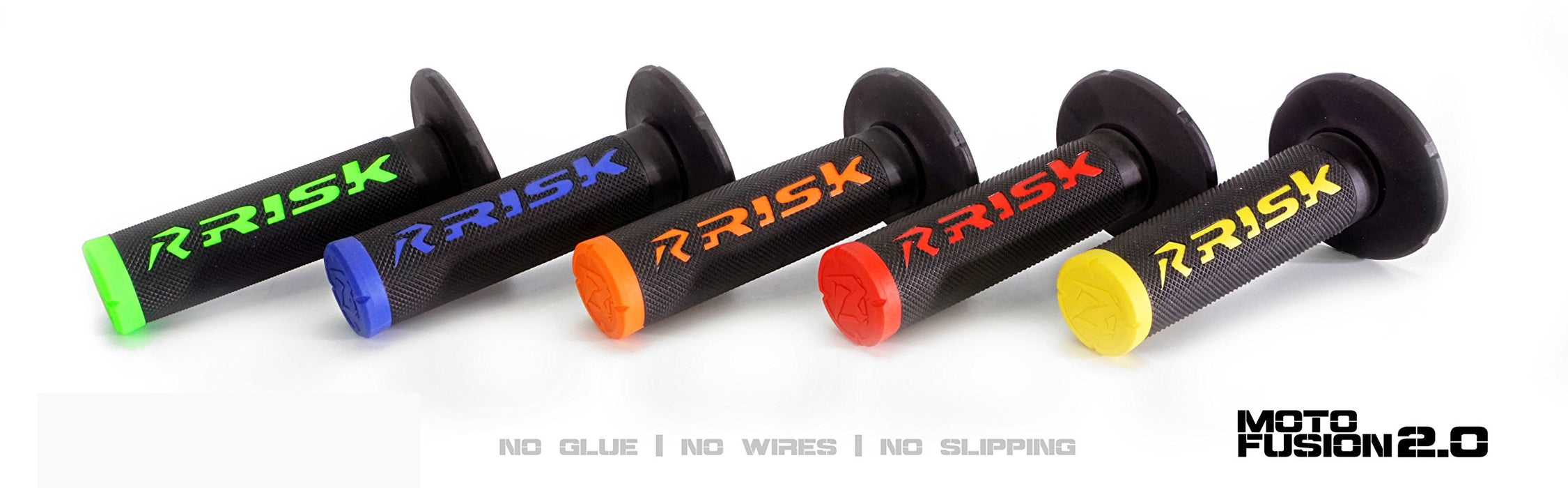 Risk Racing Fusion 2.0 Motorcycle Grips Orange 287