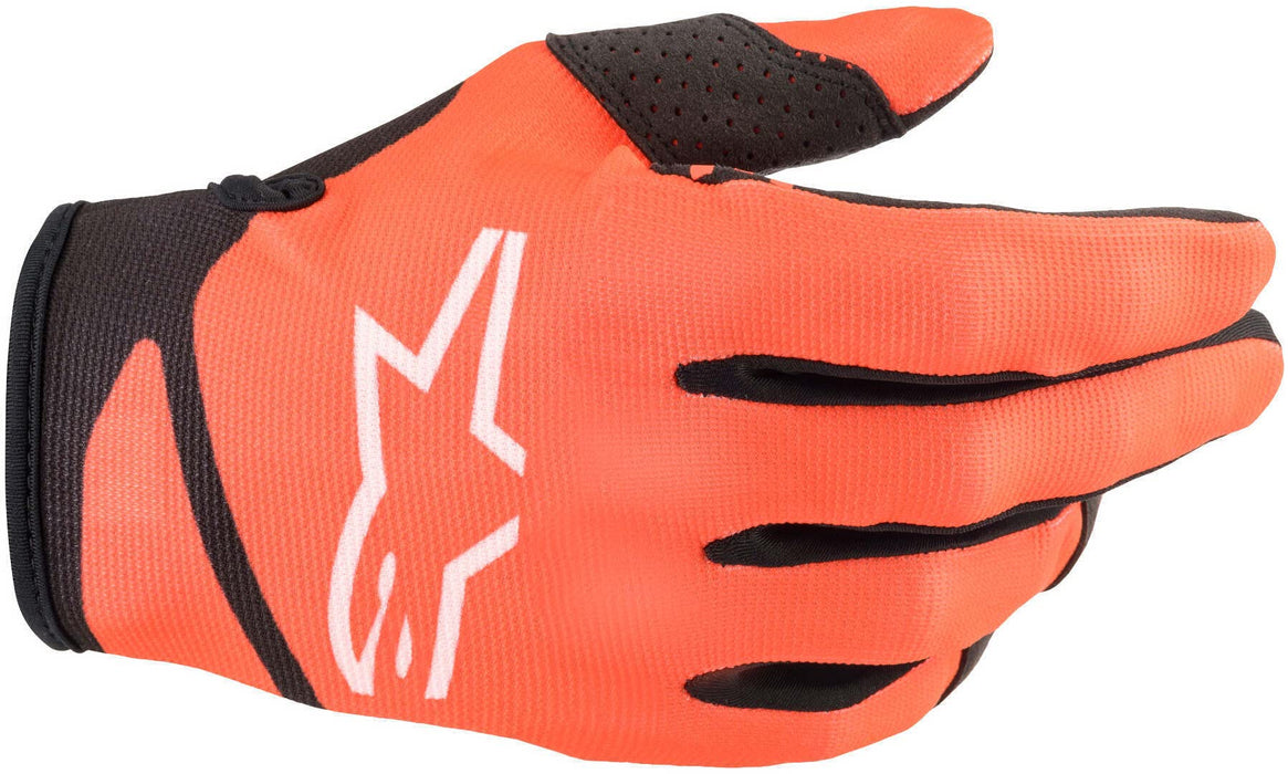 Alpinestars Youth Radar Gloves Orange/Black Lg (3541822-41-L)