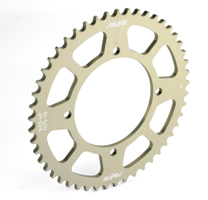 Sunstar 5-145650 Works Triplestar 50-Teeth 420 Chain Size Rear Aluminum Sprocket