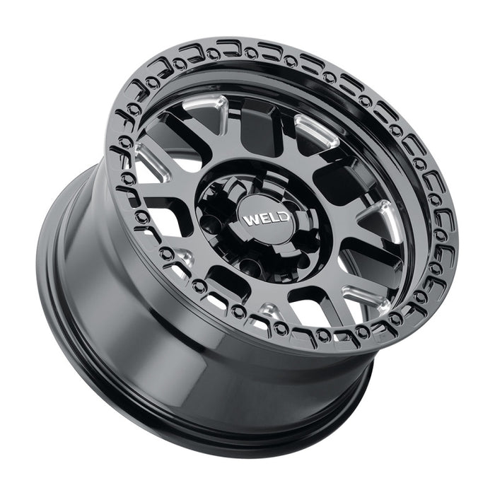 Weld Off-Road W105 17X9.0 Cinch 5X114.3 5X127 ET-12 BS4.50 Gloss Black MIL 78.1 W10579026450